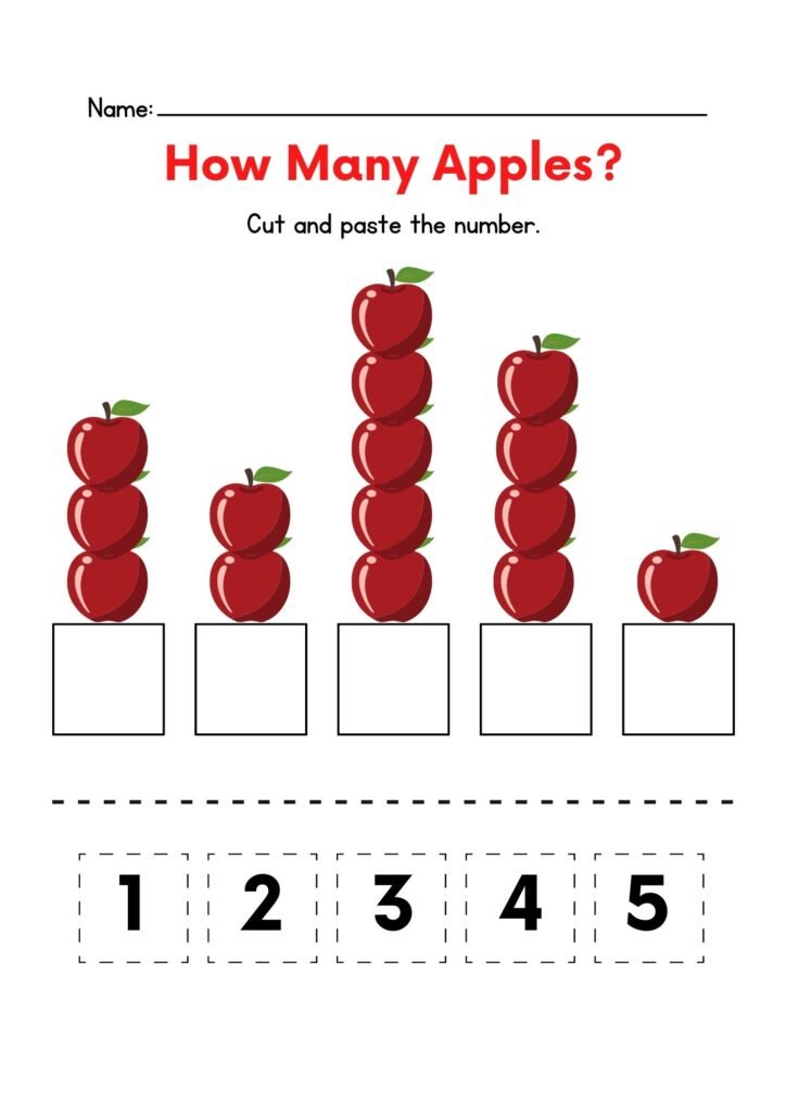 Maths worksheet for class 1